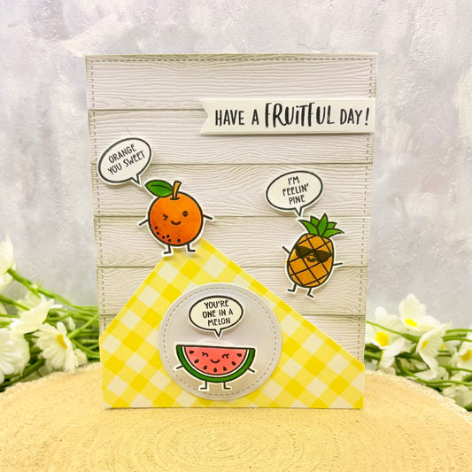 Fruit Jokes Handmade Birthday Card