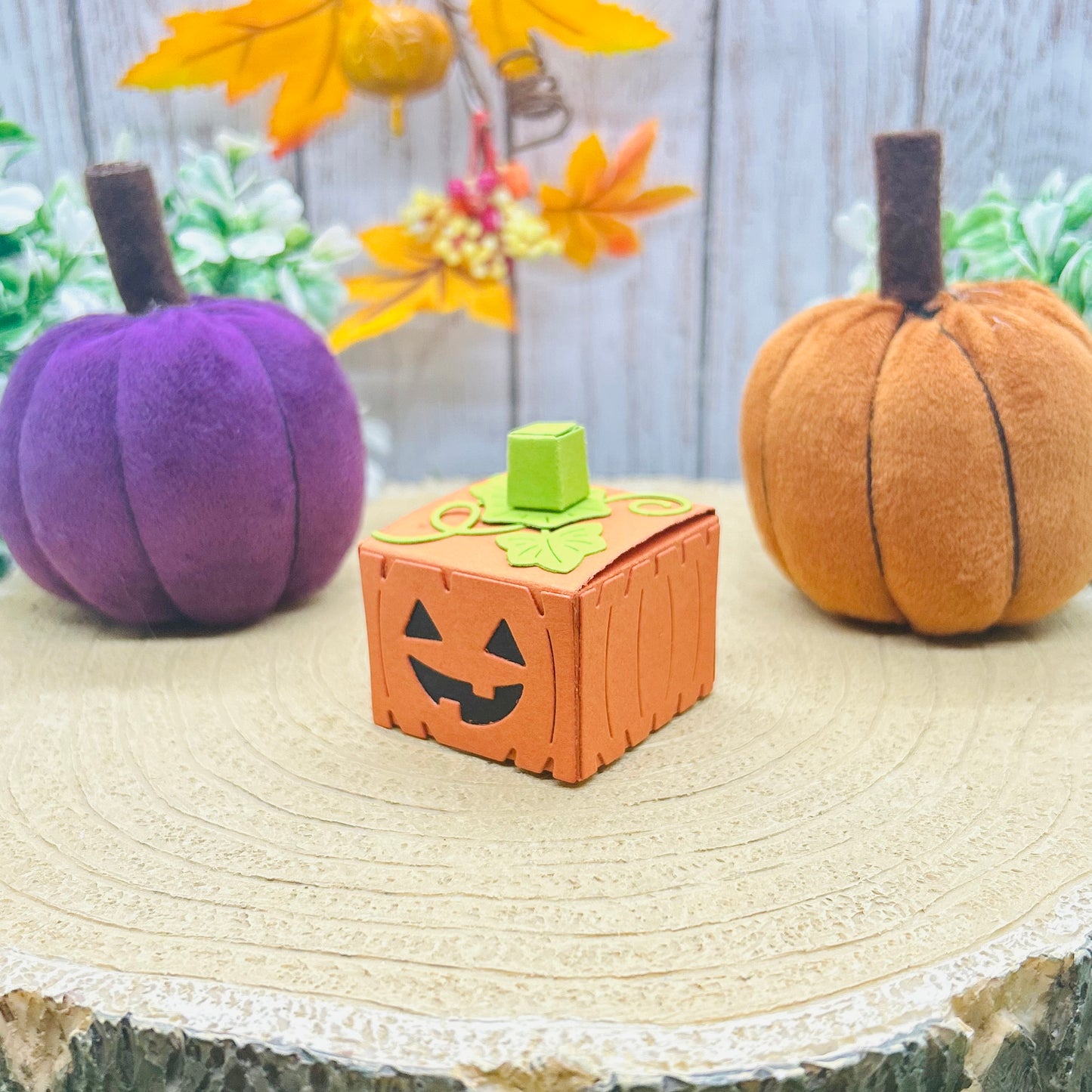 Cute Halloween Pumpkin Miniature Gift Box