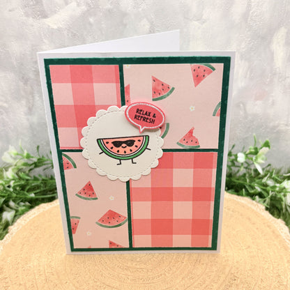 Funny Watermelon Pun Handmade Card (3 designs available)