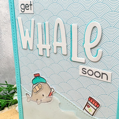 Get Whale Soon Handmade Get Well Card-2