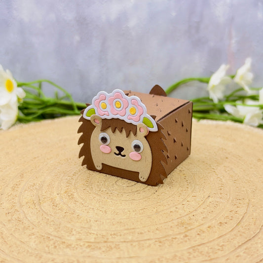 Girl Hedgehog Miniature Gift Box