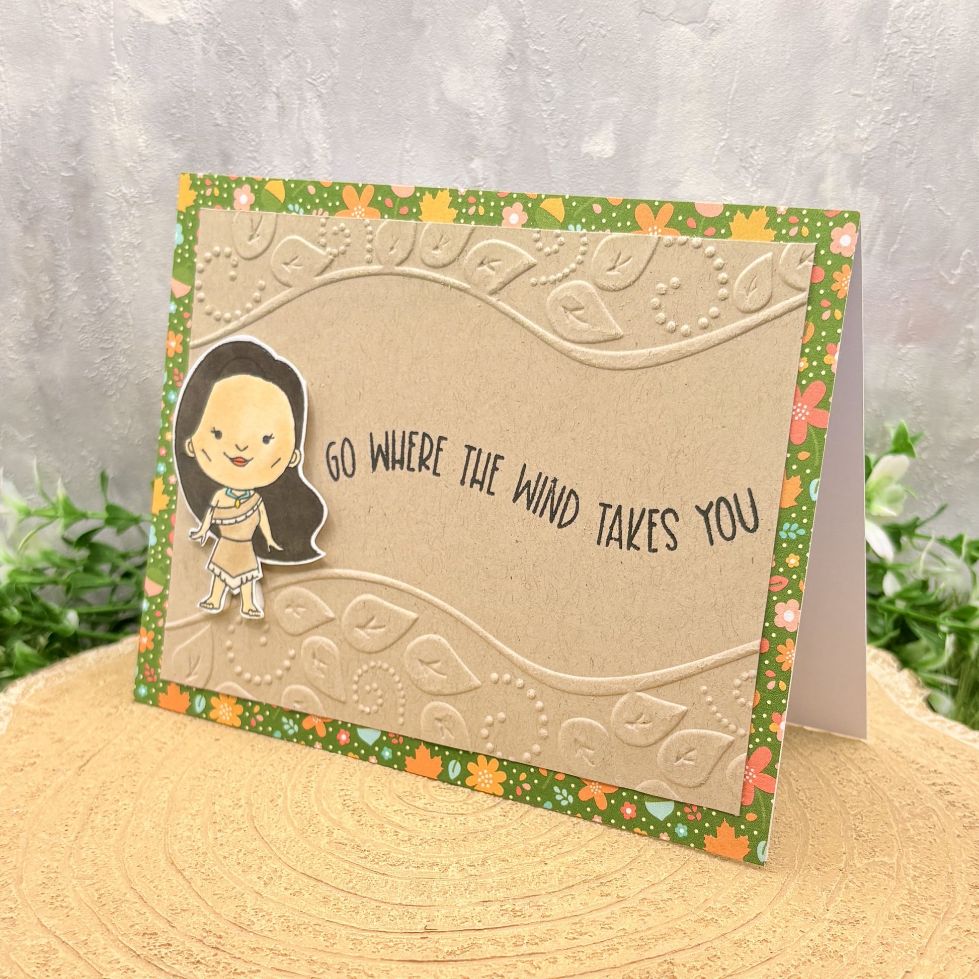Go Where The Wind Takes You Handmade Character Card-1