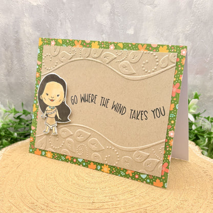 Go Where The Wind Takes You Handmade Character Card-1