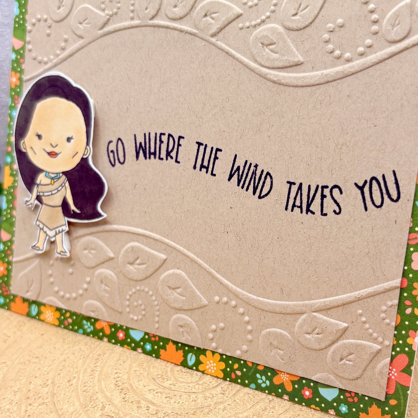 Go Where The Wind Takes You Handmade Character Card-2