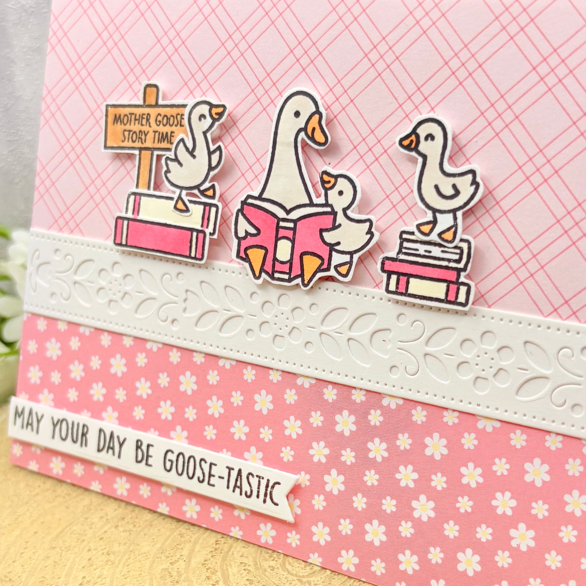 Goose-tastic Handmade Birthday Card-2