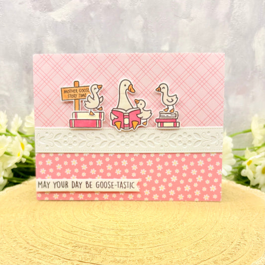 Goose-tastic Handmade Birthday Card
