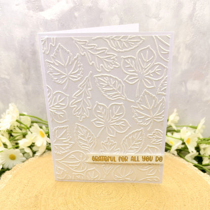Grateful For All You Do Handmade Card-1