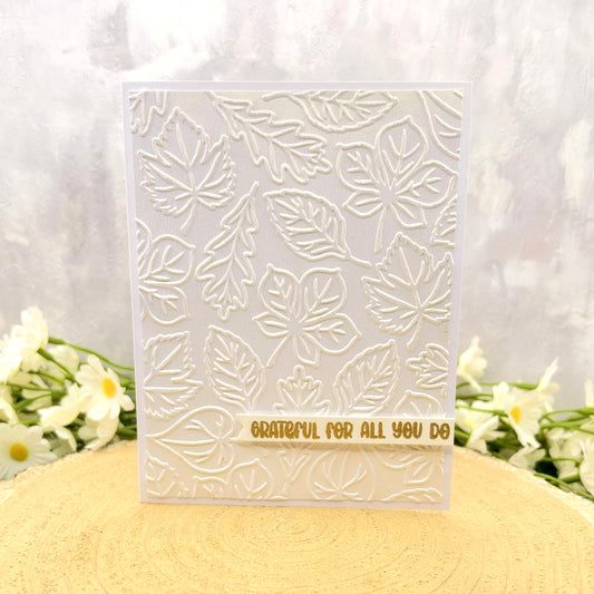 Grateful For All You Do Handmade Card