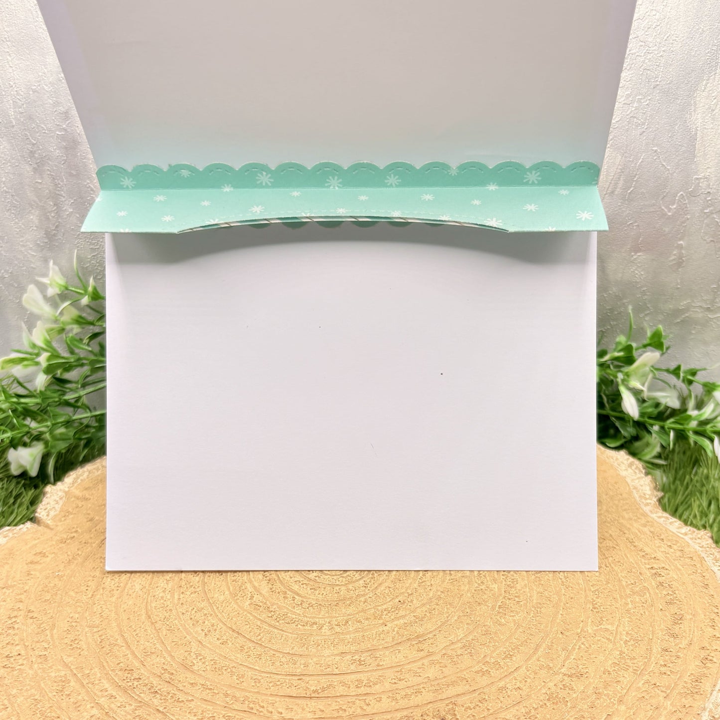 Green & Gold Gift Card Holder Handmade Christmas Card-2