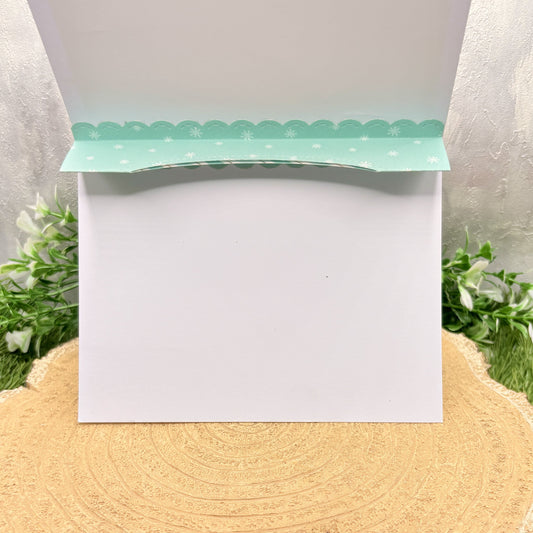 Green & Gold Gift Card Holder Handmade Christmas Card-2