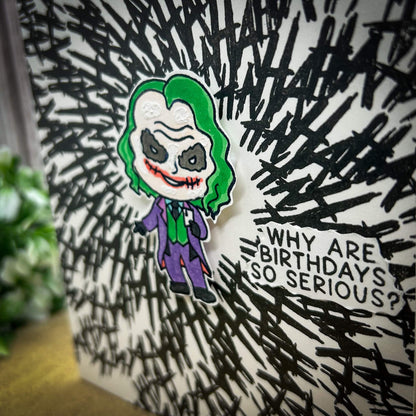HAHA Joker Character Themed Handmade Birthday Card-2