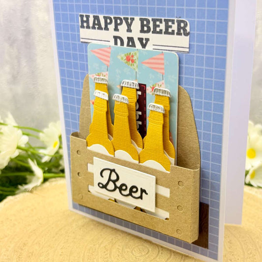 Happy Beer Day Handmade Birthday Card-1