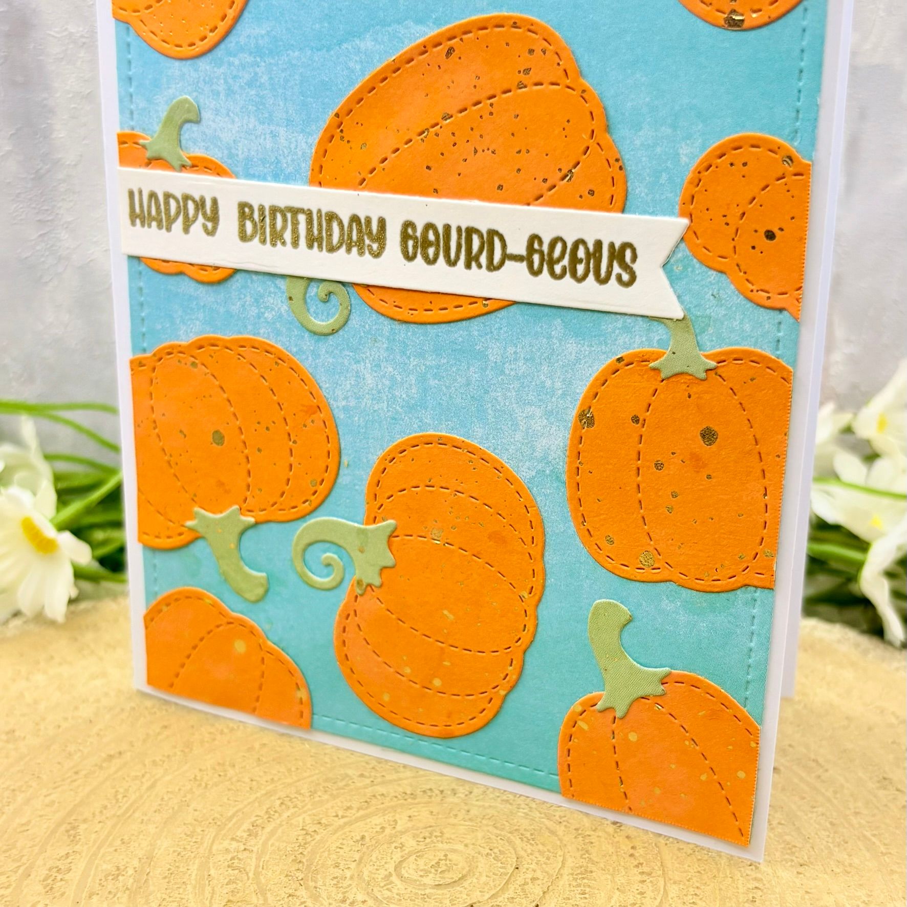 Happy Birthday Gourd-geous Handmade Card-2