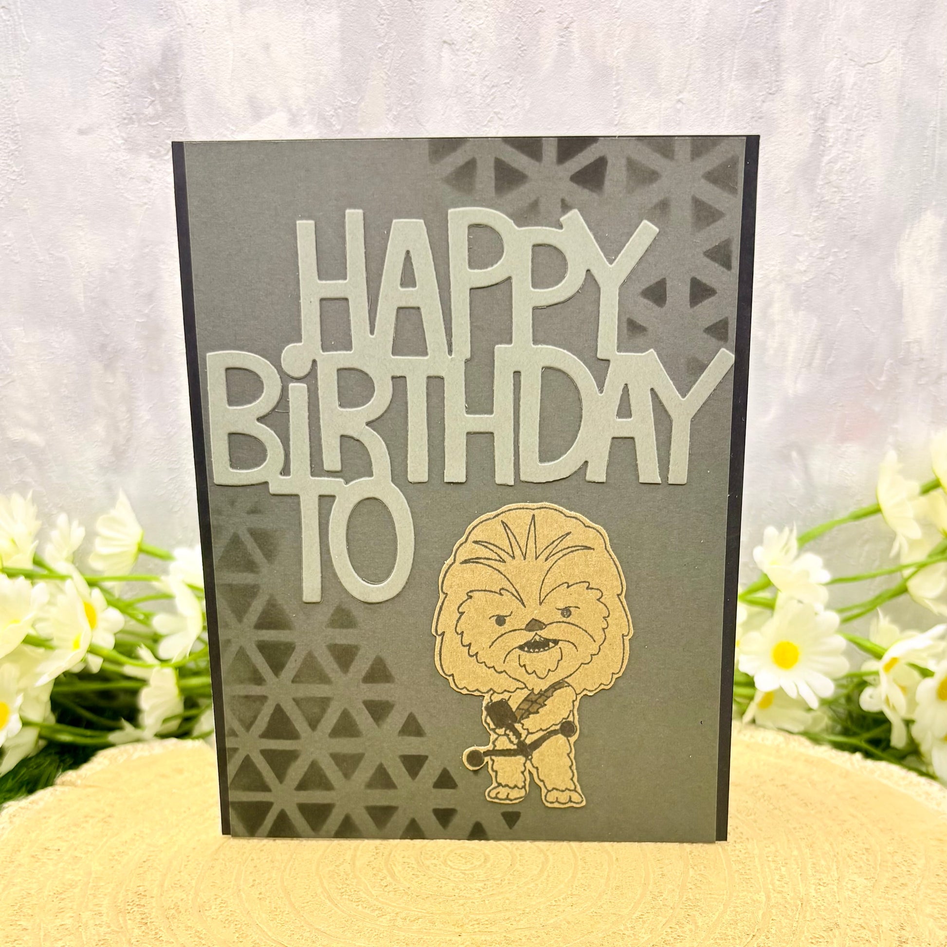 Happy Birthday To Chew Character Themed Card