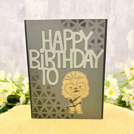 Happy Birthday To Chew Character Themed Card