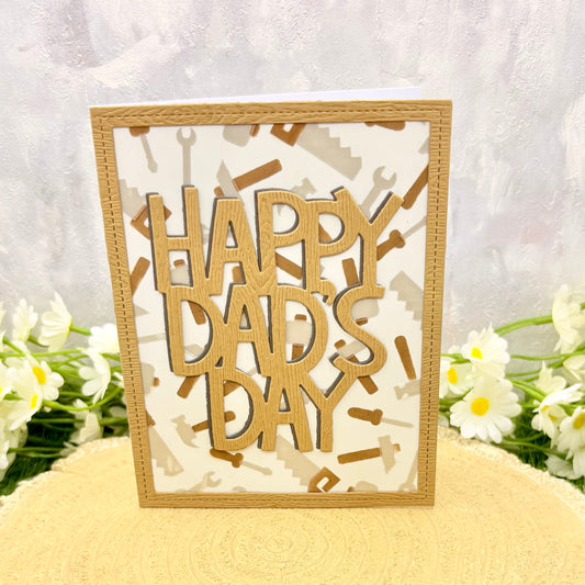 Happy Dad's Day Tools Handmade Father's Day Card-1