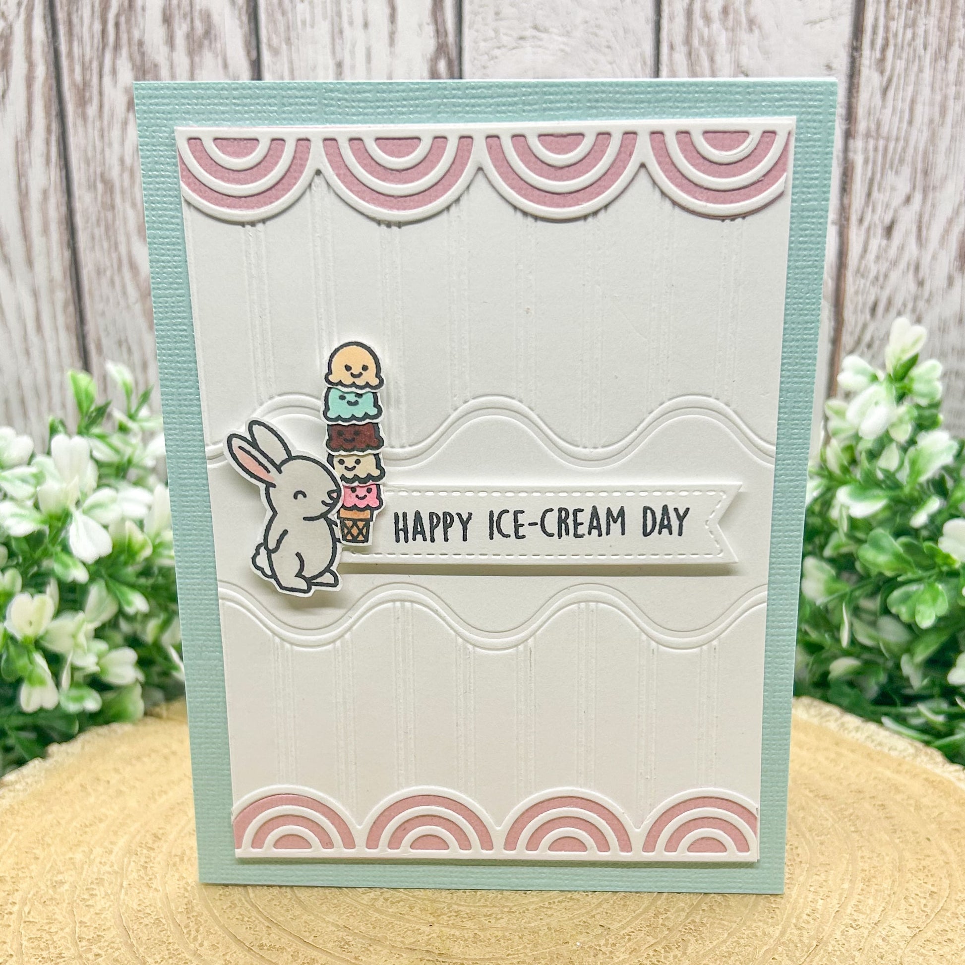 Happy Ice Cream Day Handmade Card
