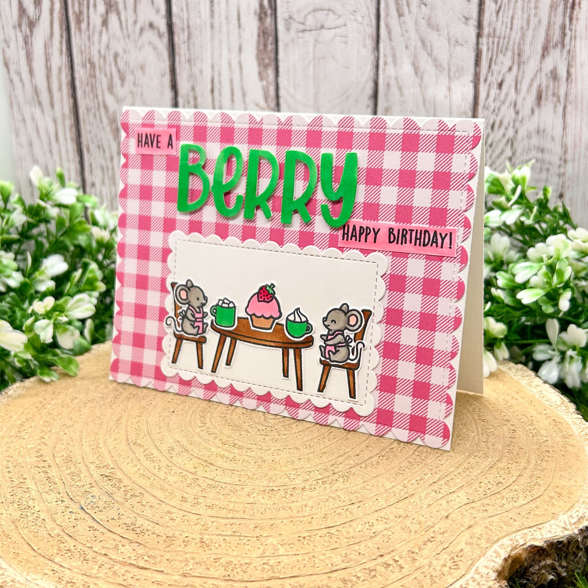 Have A Berry Happy Birthday Handmade Card-1
