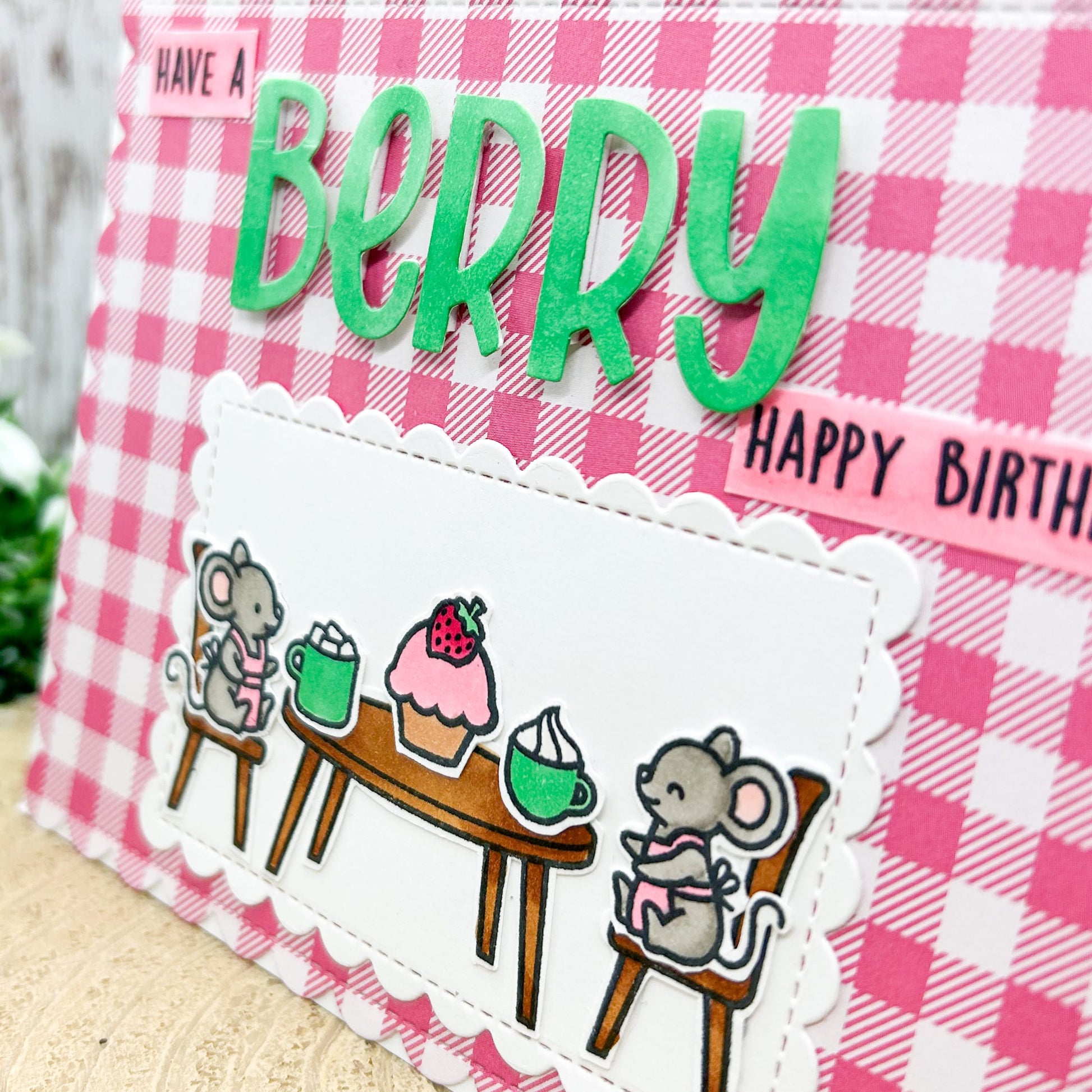 Have A Berry Happy Birthday Handmade Card-2
