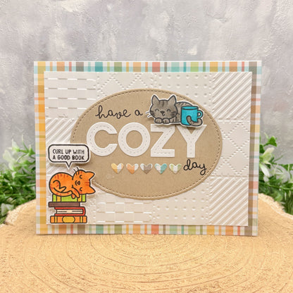 Have A Cozy Day Cats Handmade Card