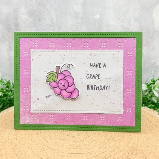 Have A Grape Birthday Handmade Card