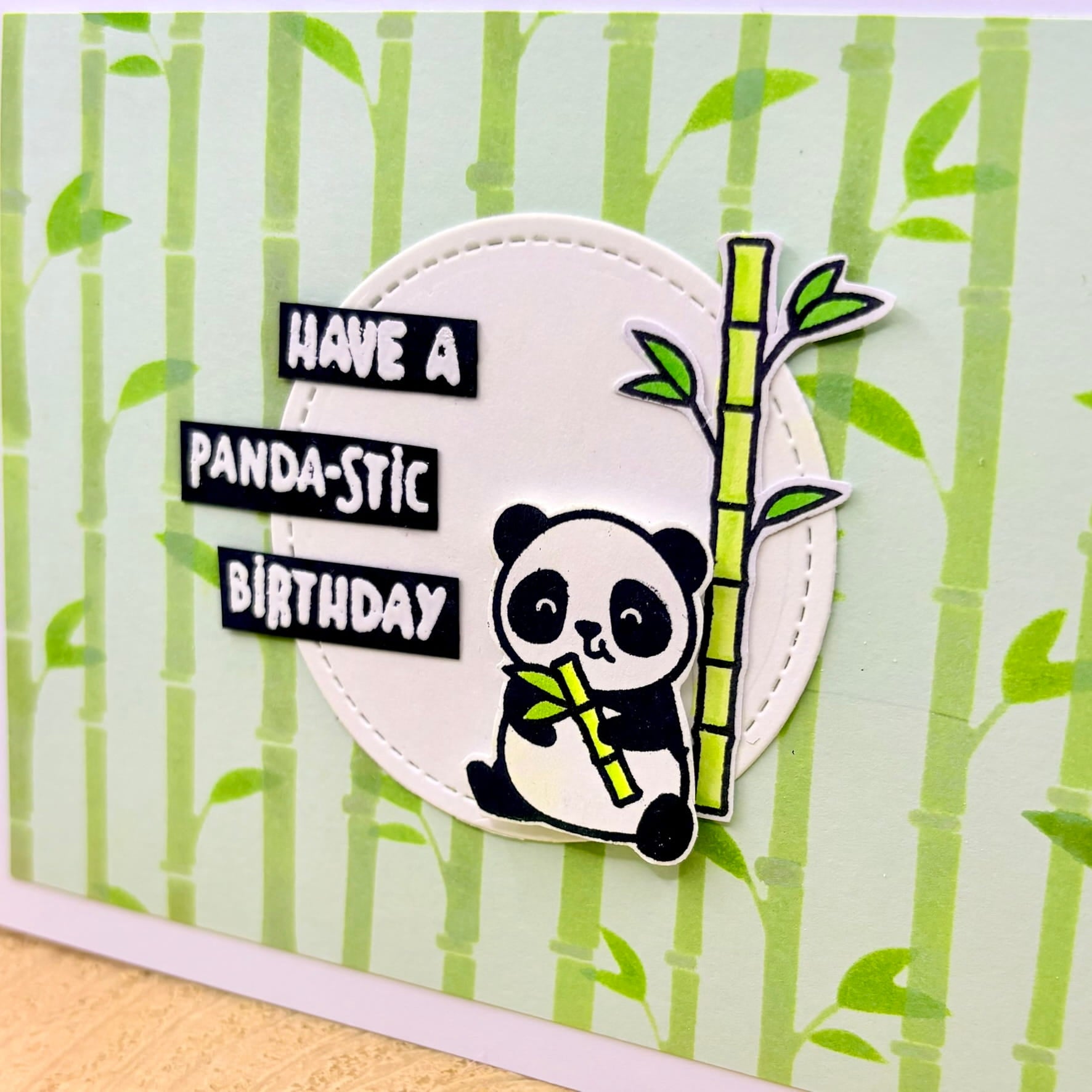 Have A Panda-stic Birthday Handmade Card-2