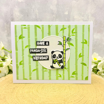 Have A Panda-stic Birthday Handmade Card