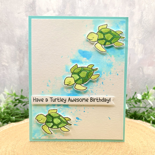 Have A Turtley Awesome Birthday Handmade Card