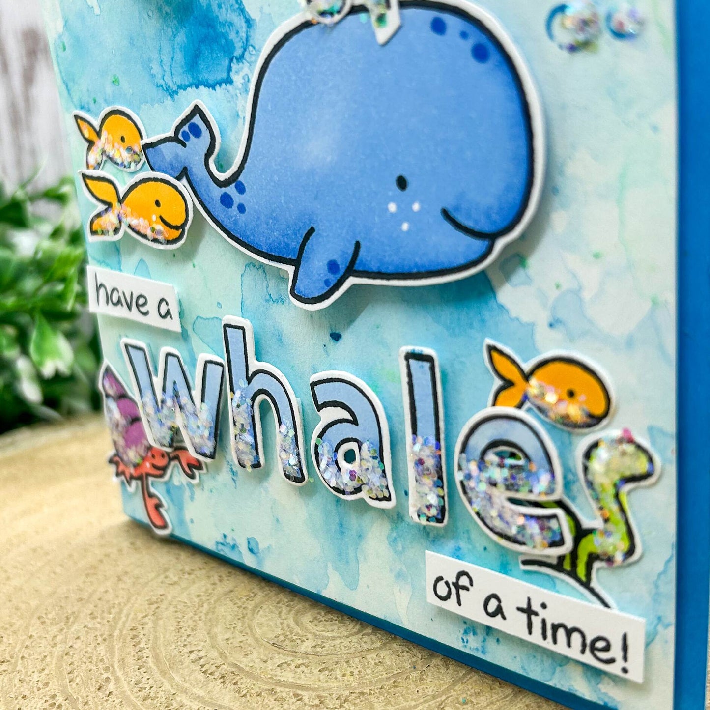 Have A Whale Of A Time Handmade Birthday Card-2