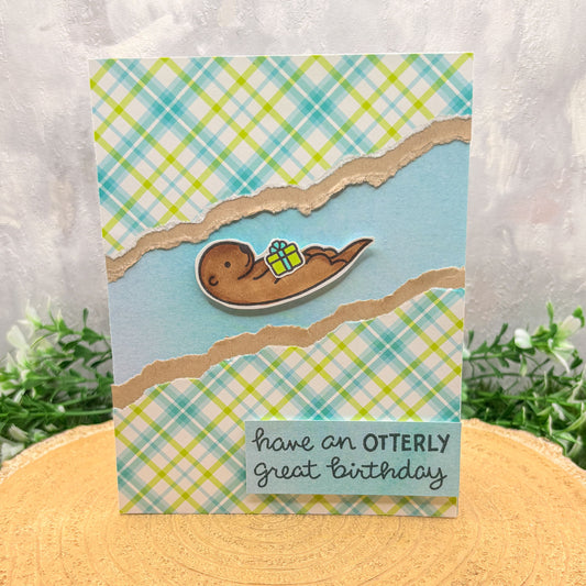 Have An Otterly Great Birthday Handmade Card