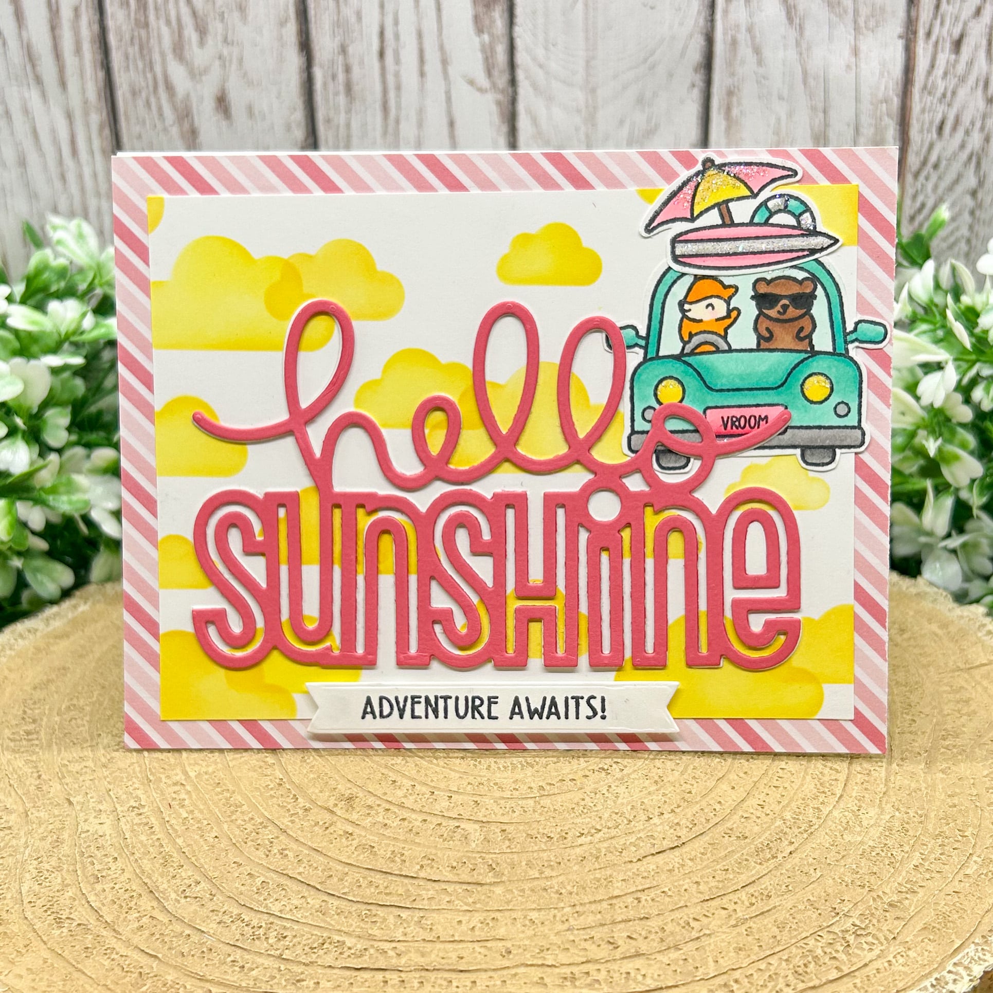 Hello Sunshine! Summer Themed Handmade Card