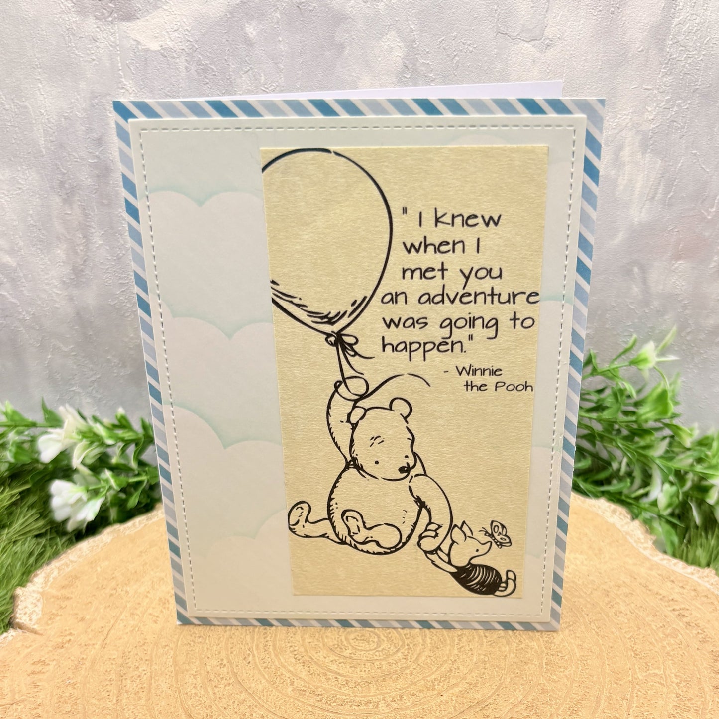 Honey Bear Cartoon Quote Handmade Character Card-1