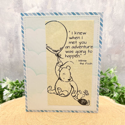 Honey Bear Cartoon Quote Handmade Character Card