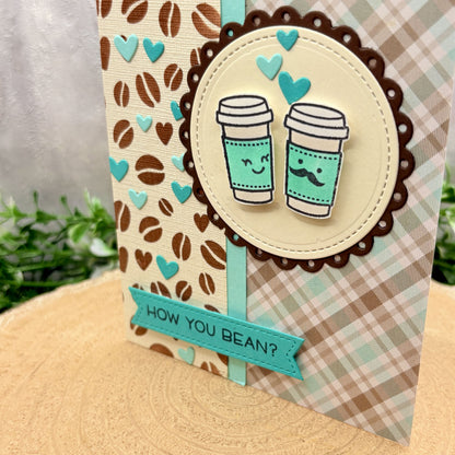 How You Bean Coffee Cup Handmade Card-2