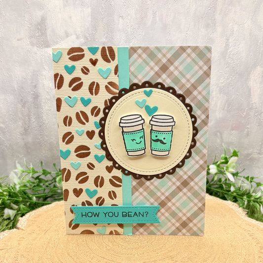 How You Bean Coffee Cup Handmade Card