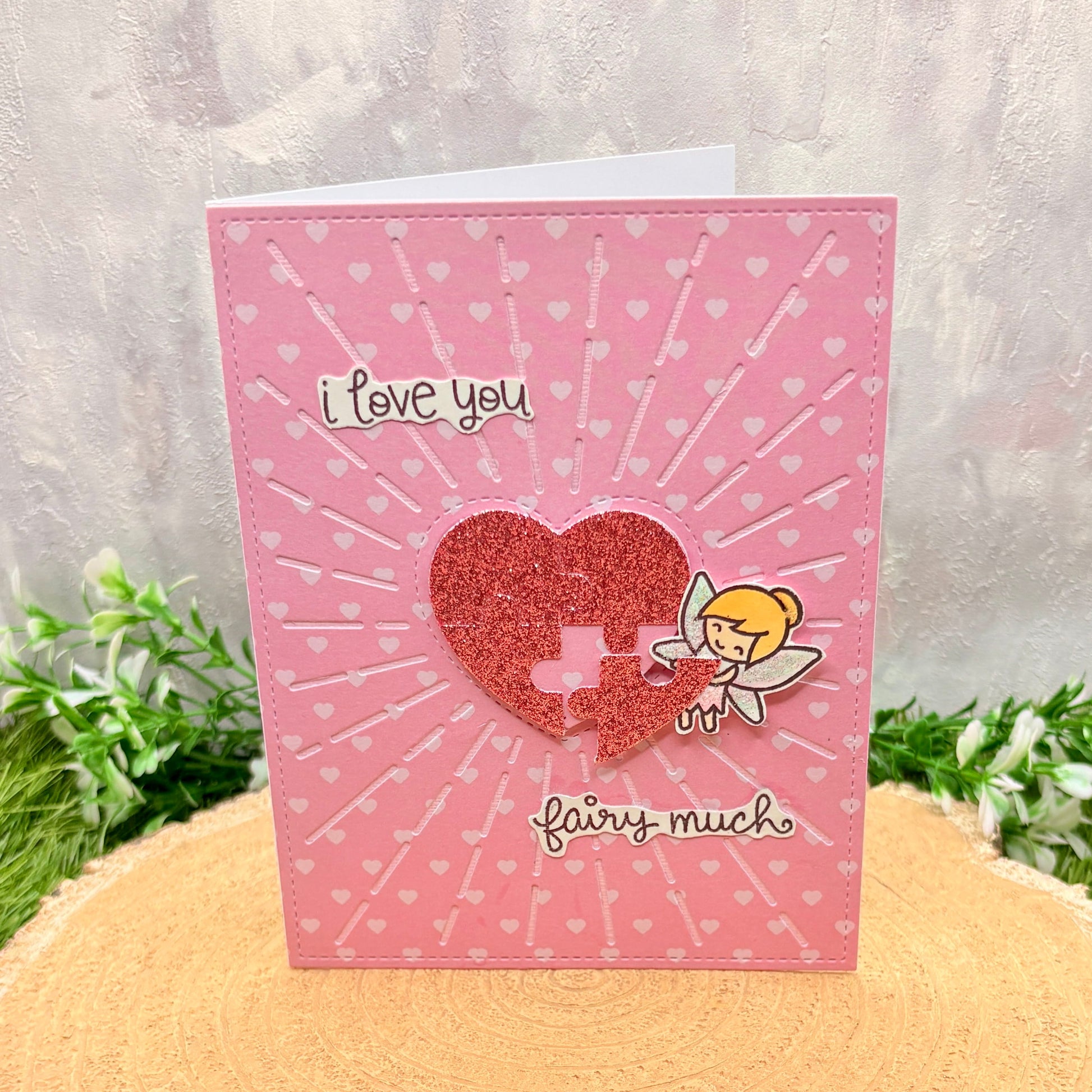 I love You Fairy Much Handmade Valentine's Day Card1