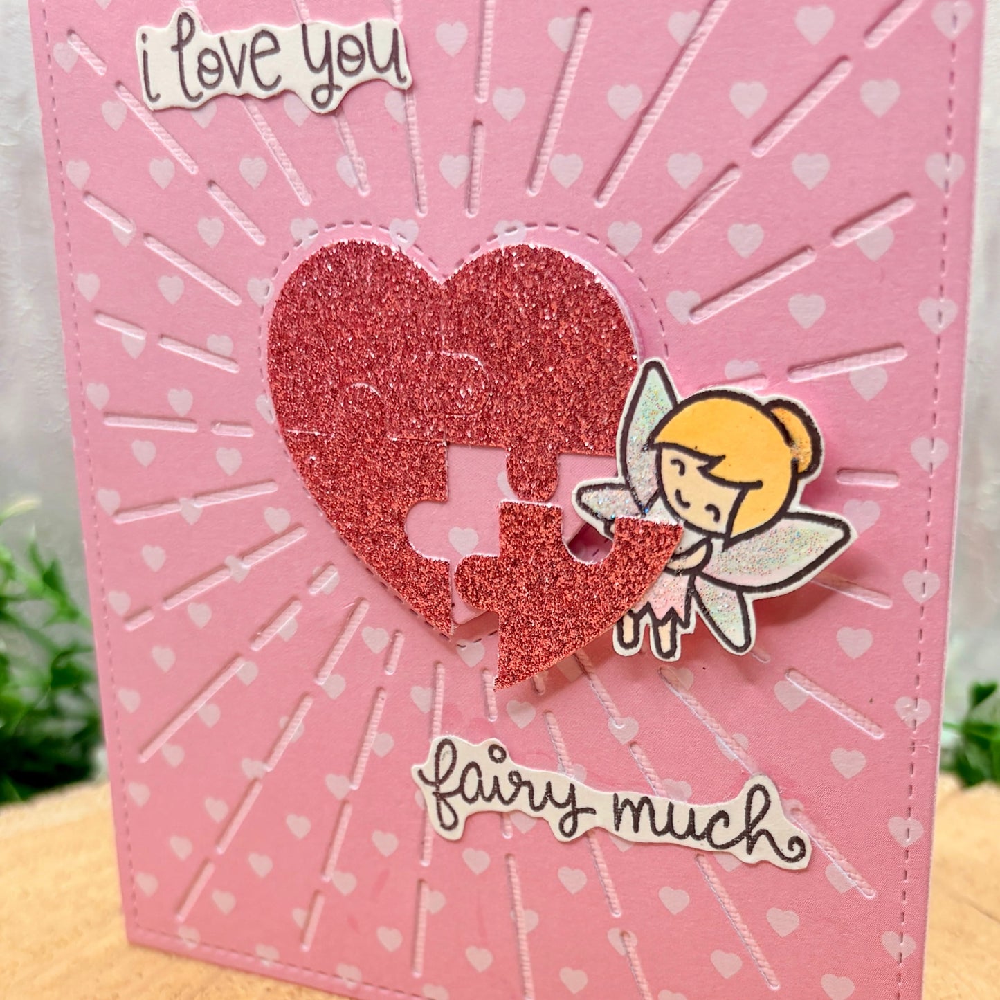 I love You Fairy Much Handmade Valentine's Day Card-2