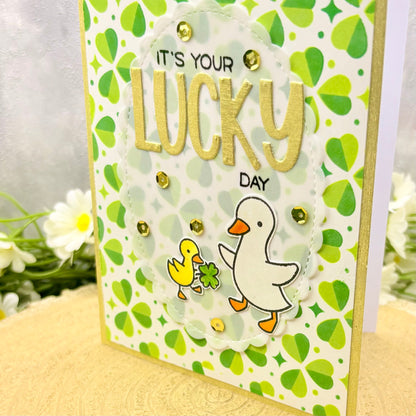 It's Your Lucky Day Handmade Congratulations Card-2