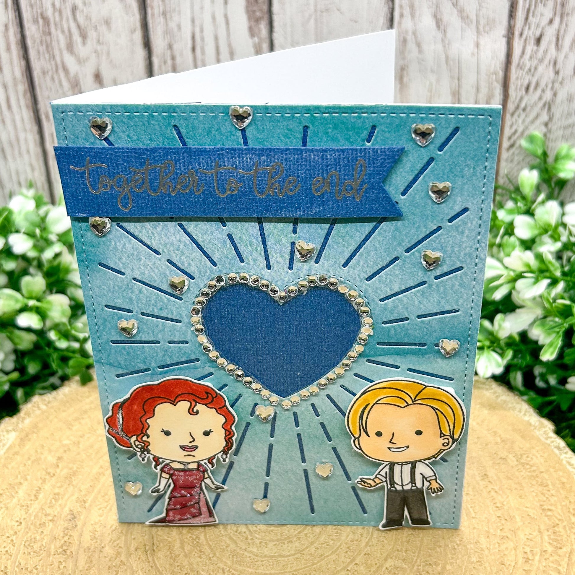 Jack & Rose Together To The End Handmade Character Themed Card-1