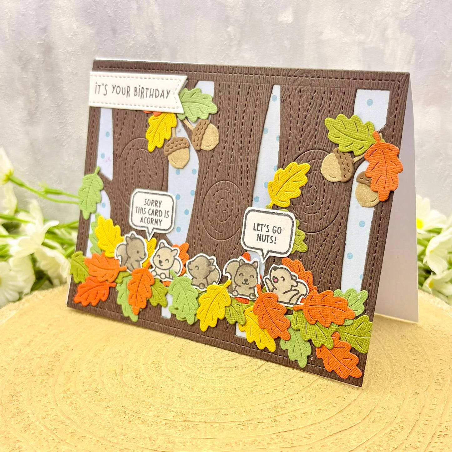 Let's Go Nuts It's Your Birthday Handmade Card-1