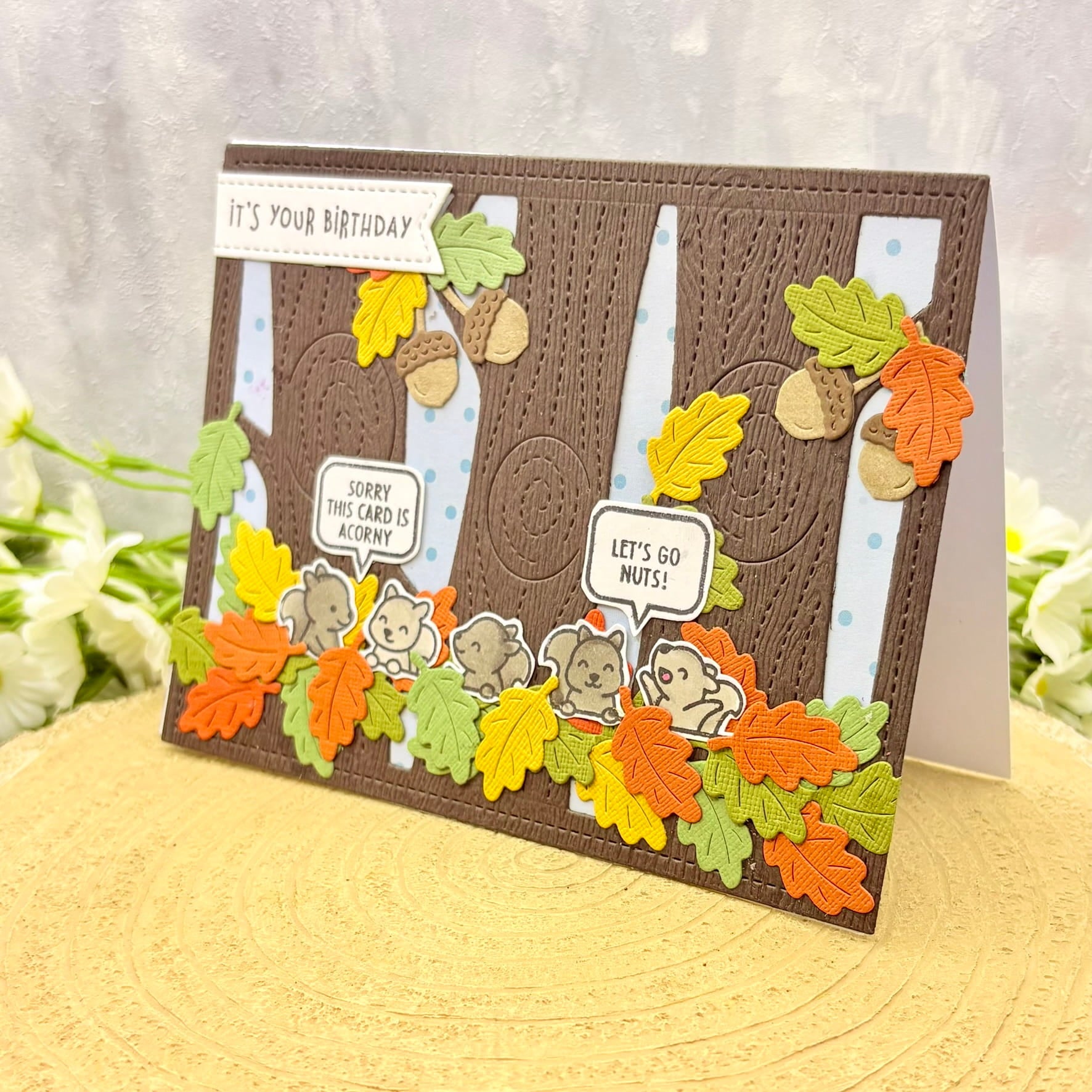 Let's Go Nuts It's Your Birthday Handmade Card-1