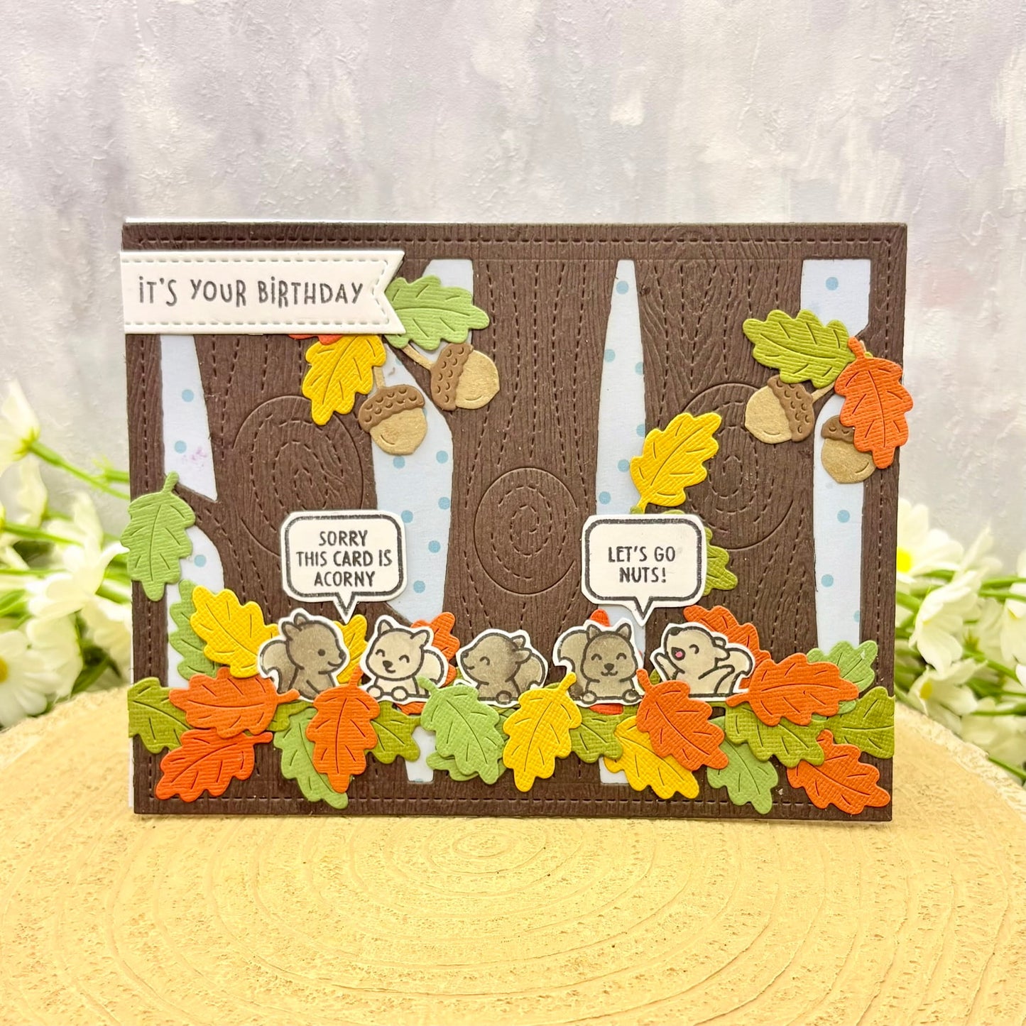 Let's Go Nuts It's Your Birthday Handmade Card