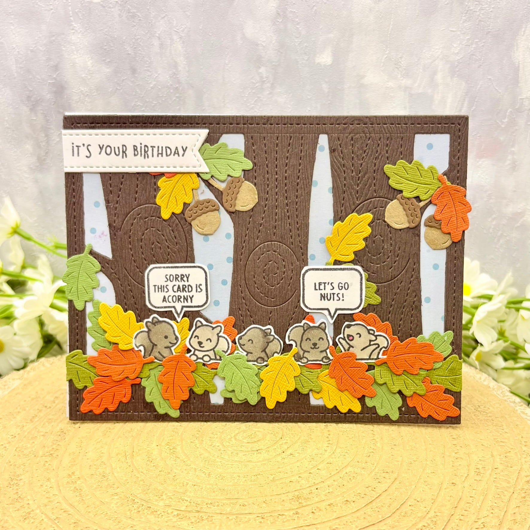 Let's Go Nuts It's Your Birthday Handmade Card