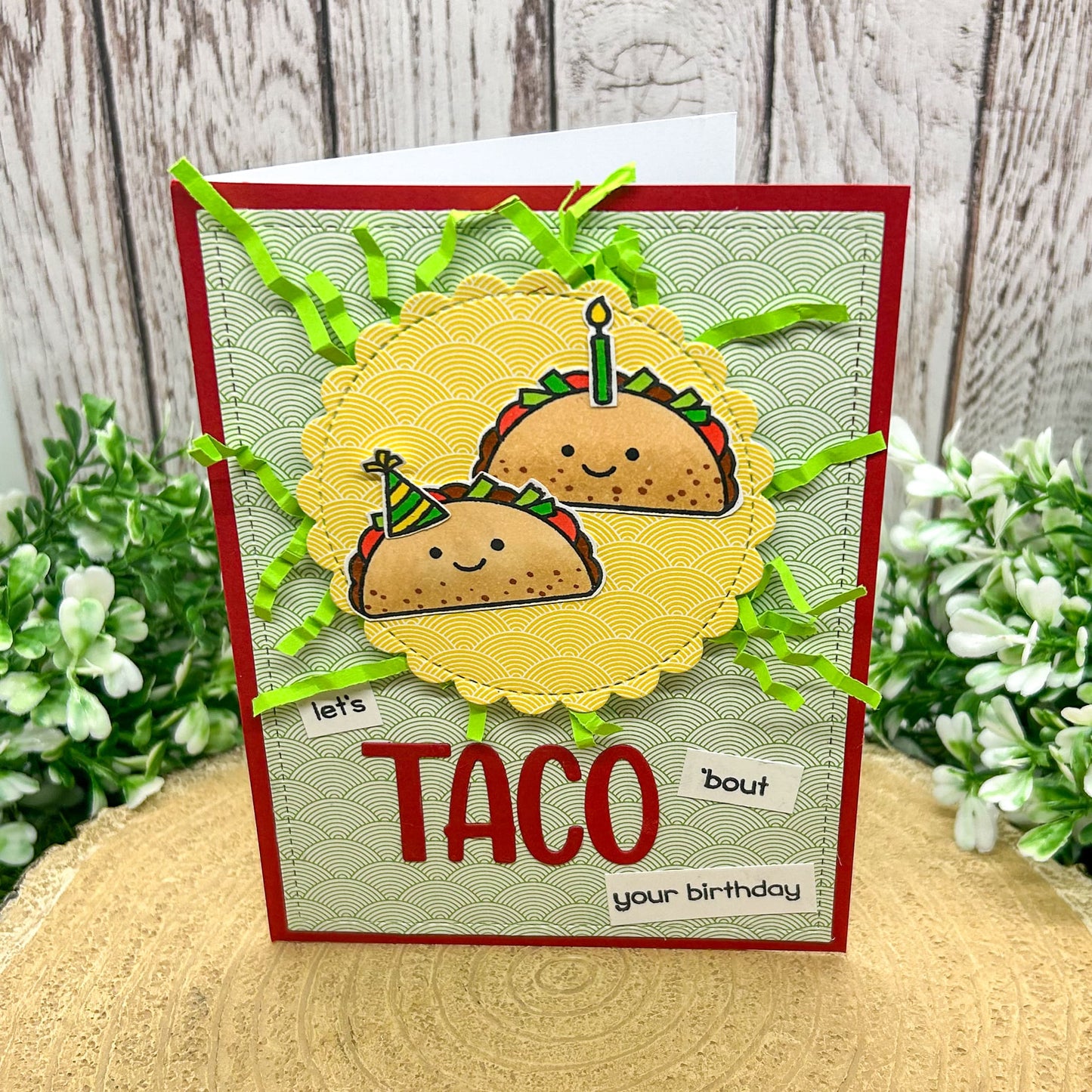 Let's Taco 'bout Funny Handmade Birthday Card-1