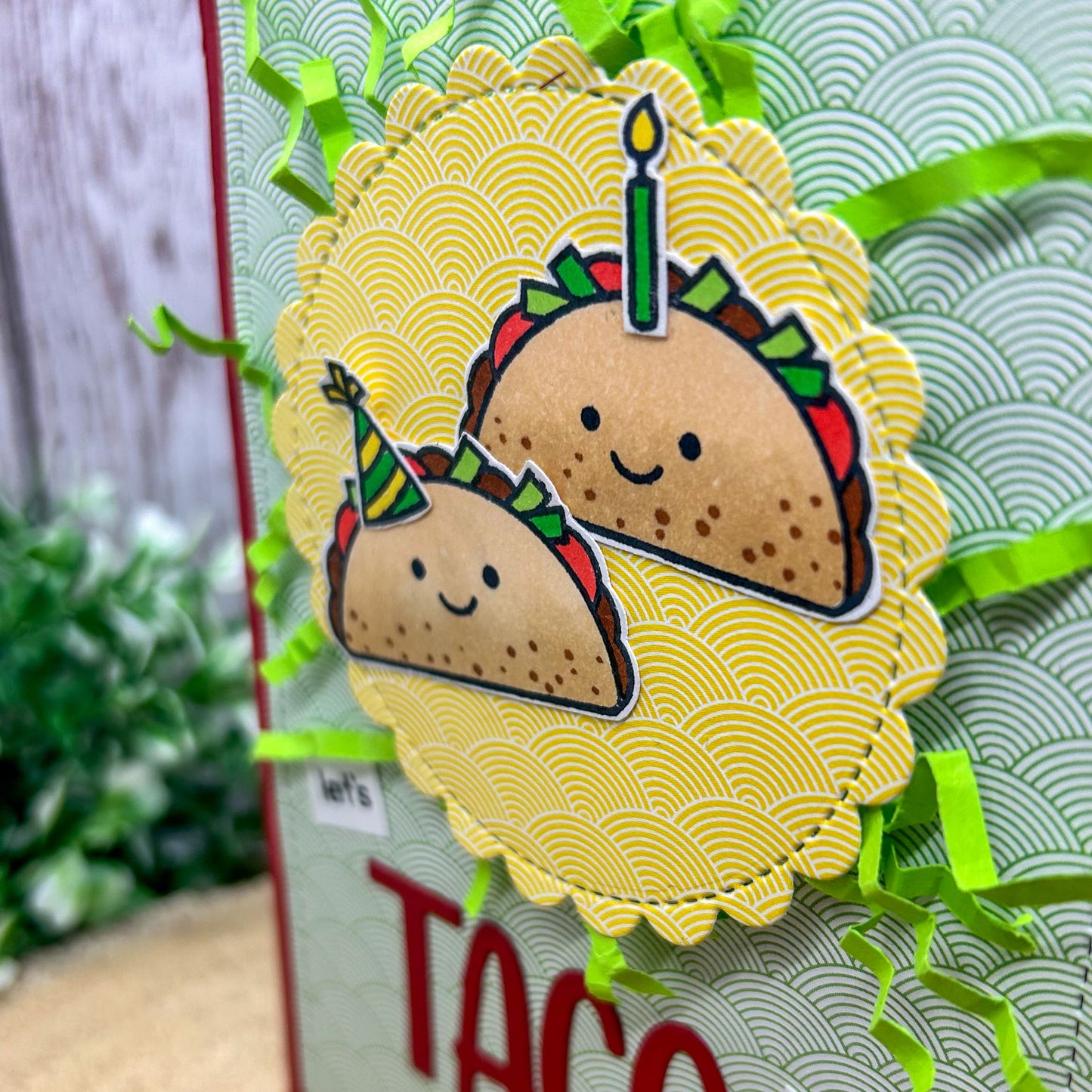 Let's Taco 'bout Funny Handmade Birthday Card-2
