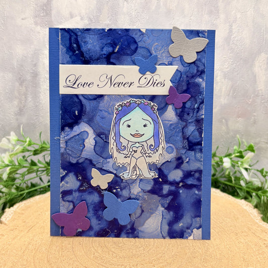 Love Never Dies Bride Handmade Character Card