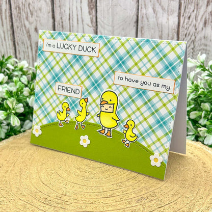 Lucky Duck To Have You As A Friend Handmade Card-1