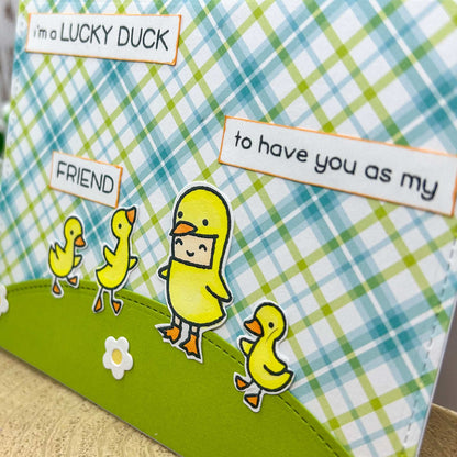 Lucky Duck To Have You As A Friend Handmade Card-2