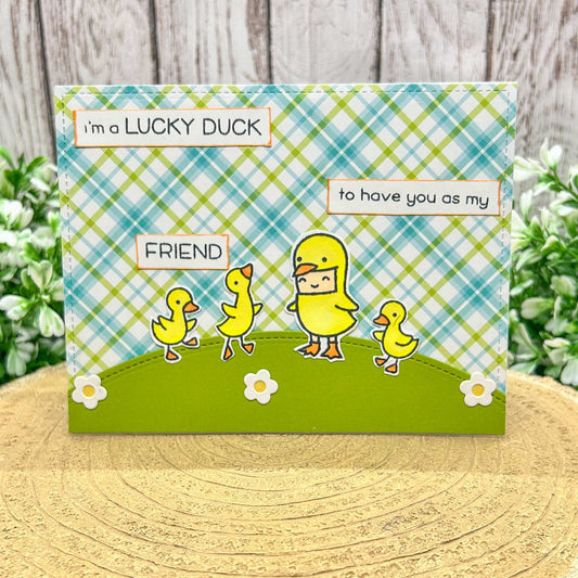 Lucky Duck To Have You As A Friend Handmade Card