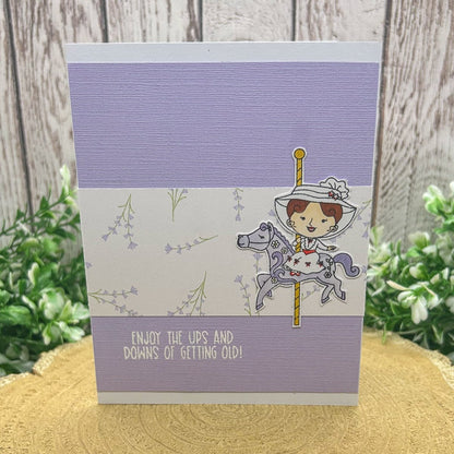 Mary Enjoy Getting Old Handmade Character Card